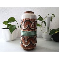 Mid Century Vase, Keramik, Fat Lava, 1970Er von Gernewieder