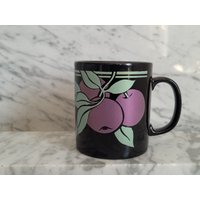 Schwarzer Kaffeepott - Kilncraft England/Vintage Kaffeetasse Schwarze Tasse Aus Keramik Made In von Gernewieder