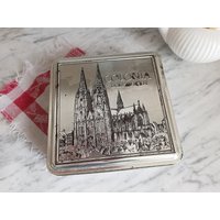 Vintage Blechschachtel Kölner Dom/Alte Stollwerk Pralinenschachtel "Colonia"/ Rost Patina Brocante Vintage Blechschachtel Kölner Dom/Alte Stollwerk Pralinenschachtel "Colonia"/ Rost Patina Brocante von Gernewieder