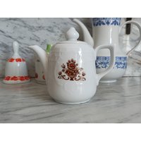 Vintage Kännchen Für Kaffee/Kleine Kaffeekanne Porzellan Kanne Kaffeekännchen Bareuther Waldsassen von Gernewieder