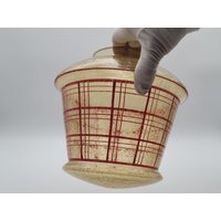 Vintage Lampenschirm/Alte Deckenlampe Küchenlampe Glas Art Art Dèco 20Er Jahre von Gernewieder