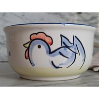 Vintage Müslischale/Kleine Schale Mit Motiv "Huhn" 1990Er Söndgen Keramik Germany Vintage Müslischale/Kleine Schale Mit Motiv "Huhn" 1990Er Söndgen Keramik Germany von Gernewieder