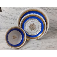 Vintage Sammelgedeck/Heinz Schaubach Unterweißbach Porzellan Sammeltasse Kaffeetasse Blau - Gold Dekor Vintage Sammelgedeck/Heinz Schaubach Unterweißbach Porzellan Sammeltasse Kaffeetasse Blau - Gold Dekor von Gernewieder