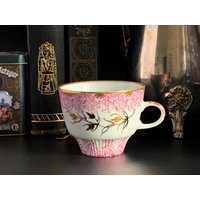 Vintage Sammeltasse/Einzelne, Seltene Kaffeetasse Handgemalt Teetasse Dekor Rosa Alte Serie Aus Berlin Vintage Sammeltasse/Einzelne, Seltene Kaffeetasse Handgemalt Teetasse Dekor Rosa Alte Serie Aus Berlin von Gernewieder