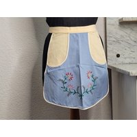 Vintage Schürze/Vorbinder Baumwolle Küchenschürze Kochschürze Halbschürze Vintage Schürze/Vorbinder Baumwolle Küchenschürze Kochschürze Halbschürze von Gernewieder