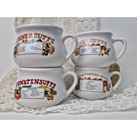 Vintage Suppentasse Mit Rezept Für Tomatensuppe Hühnersuppe Pilzsuppe Chamignon Suppe/Große Tasse Rezepttasse Vintage Suppentasse Mit Rezept Für Tomatensuppe Hühnersuppe Pilzsuppe Chamignon Suppe/Große Tasse Rezepttasse von Gernewieder