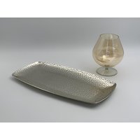 Vintage Tablett Aus Den 1960Er Jahren/Aluminium Eloxiert Kleines Gläsertablett, Serviertablett Alu, Metalltablett, Ablage Vintage Tablett Aus Den 1960Er Jahren/Aluminium Eloxiert Kleines Gläsertablett, Serviertablett Alu, Metalltablett, Ablage von Gernewieder