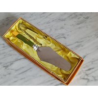 Vintage Tortenheber Und Zuckerzange - Mid Century von Gernewieder