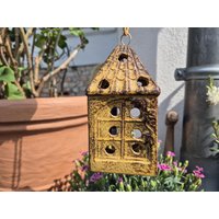 Vintage Windlicht Aus Keramik Für Teelichter Die Terrasse/Kerzenhalter Lichtspiel Getöpfert Mitbringsel Haus Vintage Windlicht Aus Keramik Für Teelichter Die Terrasse/Kerzenhalter Lichtspiel Getöpfert Mitbringsel Haus von Gernewieder