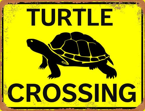 Vintage Look Turtle Crossing Turtle Xing Slow Down Drive Slow Down Drive Slow Road Schilder für Strand Haus Bauernhof Aluminium Hofschilder 40 x 30 cm rostfrei Outdoor für Rasen Hof Garten Dekor Vintage Look Turtle Crossing Turtle Xing Slow Down Drive Slow Down Drive Slow Road Schilder für Strand Haus Bauernhof Aluminium Hofschilder 40 x 30 cm rostfrei Outdoor für Rasen Hof Garten Dekor von Geroclonup