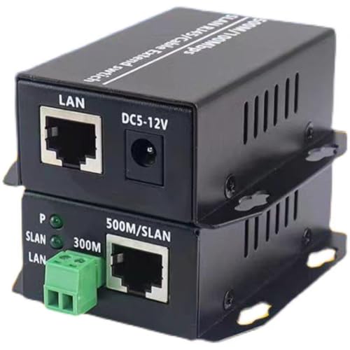 Geroosaty Ethernet-Over-Twisted-Pair-Konverter, Ethernet-Extender über Twisted-Leitung, RJ45-LAN-Netzwerk-Booster von Geroosaty