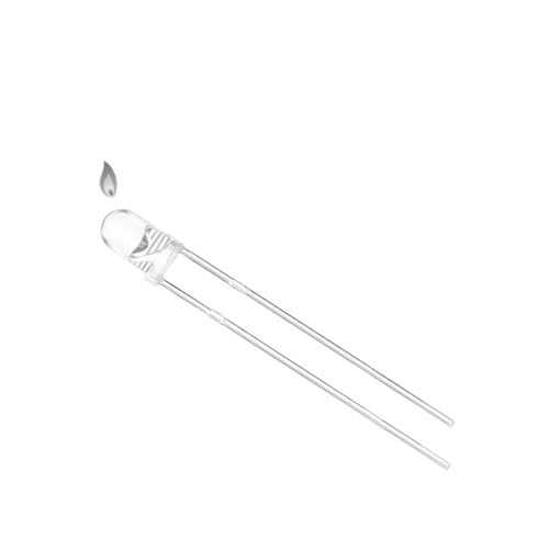 Gerrit 10 Stück 3 mm flackernde LED-Lampen-Lichtdioden (Color : White Flicker, Size : 3mm) von GeRRiT