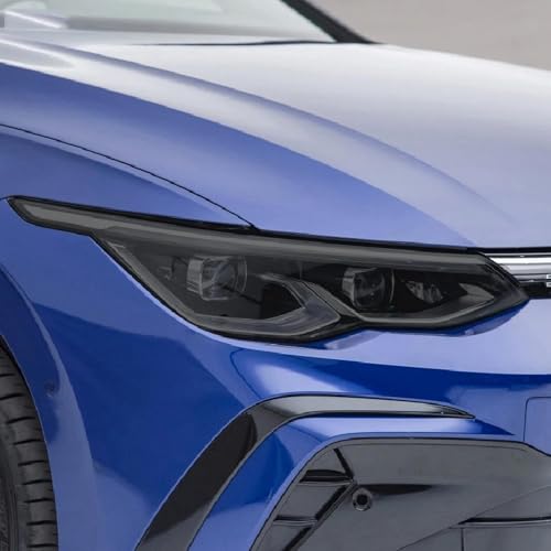 Gerrit 2 Stück Autoscheinwerfer-Schutzfilm-Scheinwerfer Transparenter schwarzer TPU-Aufkleber, für Volkswagen VW Golf 8 MK8 R Line GTI 2020 2021 Gerrit 2 Stück Autoscheinwerfer-Schutzfilm-Scheinwerfer Transparenter schwarzer TPU-Aufkleber, für Volkswagen VW Golf 8 MK8 R Line GTI 2020 2021 von Gerrit