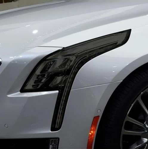 Gerrit 2 Stück Autoscheinwerfer Schutzfolie Scheinwerfer schwarz TPU Aufkleber, für Cadillac CT6 XT4 XT5 XT6 XTS ATS Zubehör Gerrit 2 Stück Autoscheinwerfer Schutzfolie Scheinwerfer schwarz TPU Aufkleber, für Cadillac CT6 XT4 XT5 XT6 XTS ATS Zubehör von GeRRiT