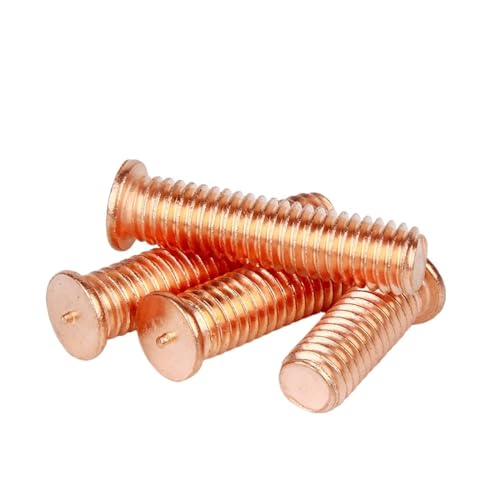 M3-Bolzenschweißschraube, verkupferter Kohlenstoffstahl, Punktschweißbolzen, 6 mm bis 30 mm (Size : M5x12-300pcs) von Gerrit