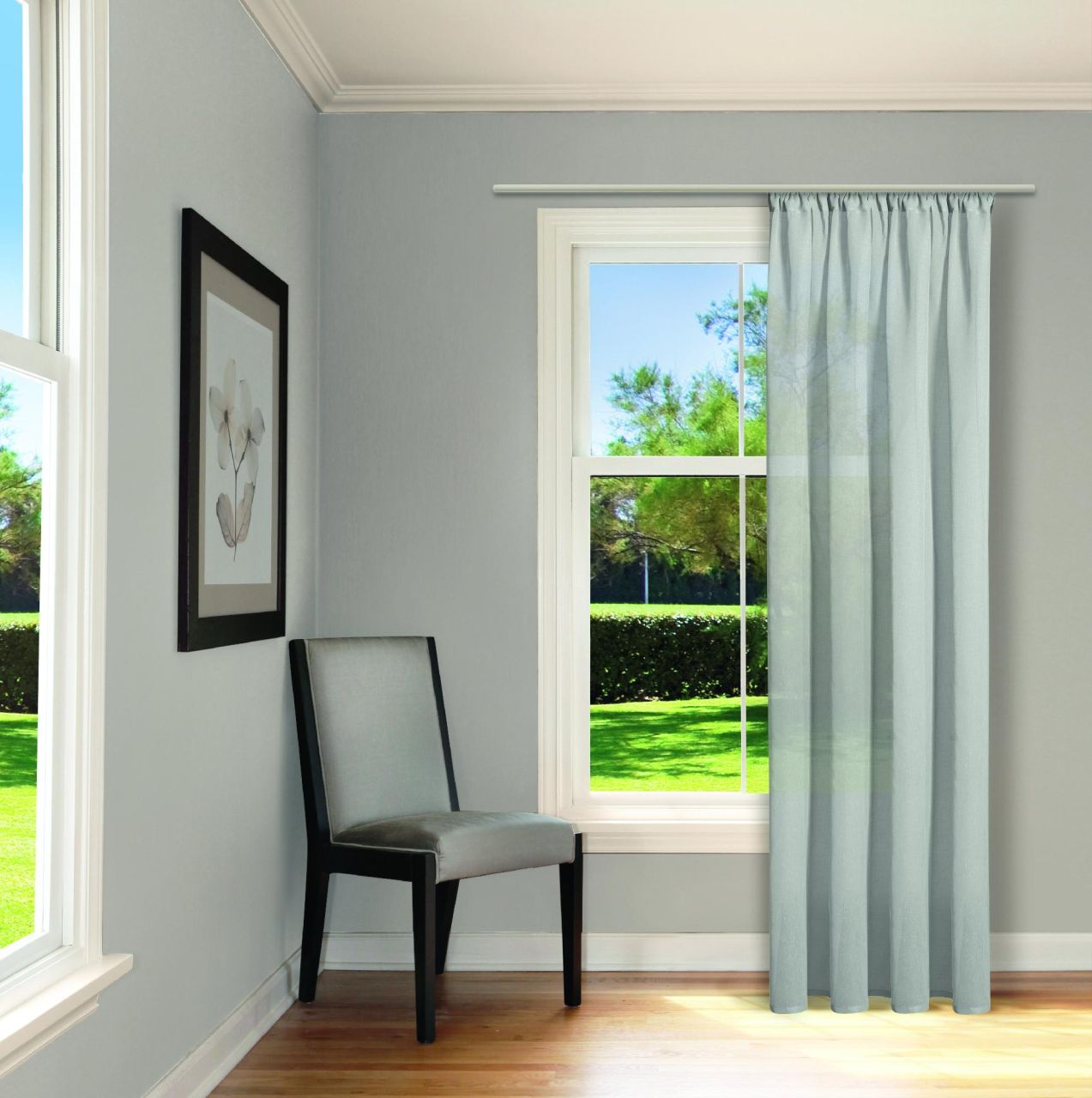 Dekoschal Feel of Nature hellgrau, 140 x 245 cm von Gerster Collection