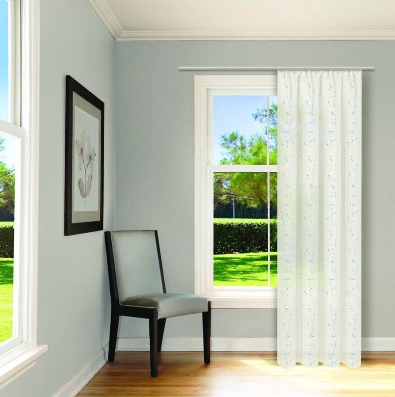 Dekoschal Feel of Nature nebelblau, 140 x 245 cm von Gerster Collection