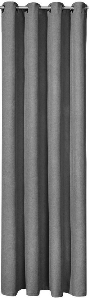 Gerster Gardine Christo (1 St), Ösen, blickdicht, Wirkware, Ösenschal aus Dekostoff von Gerster