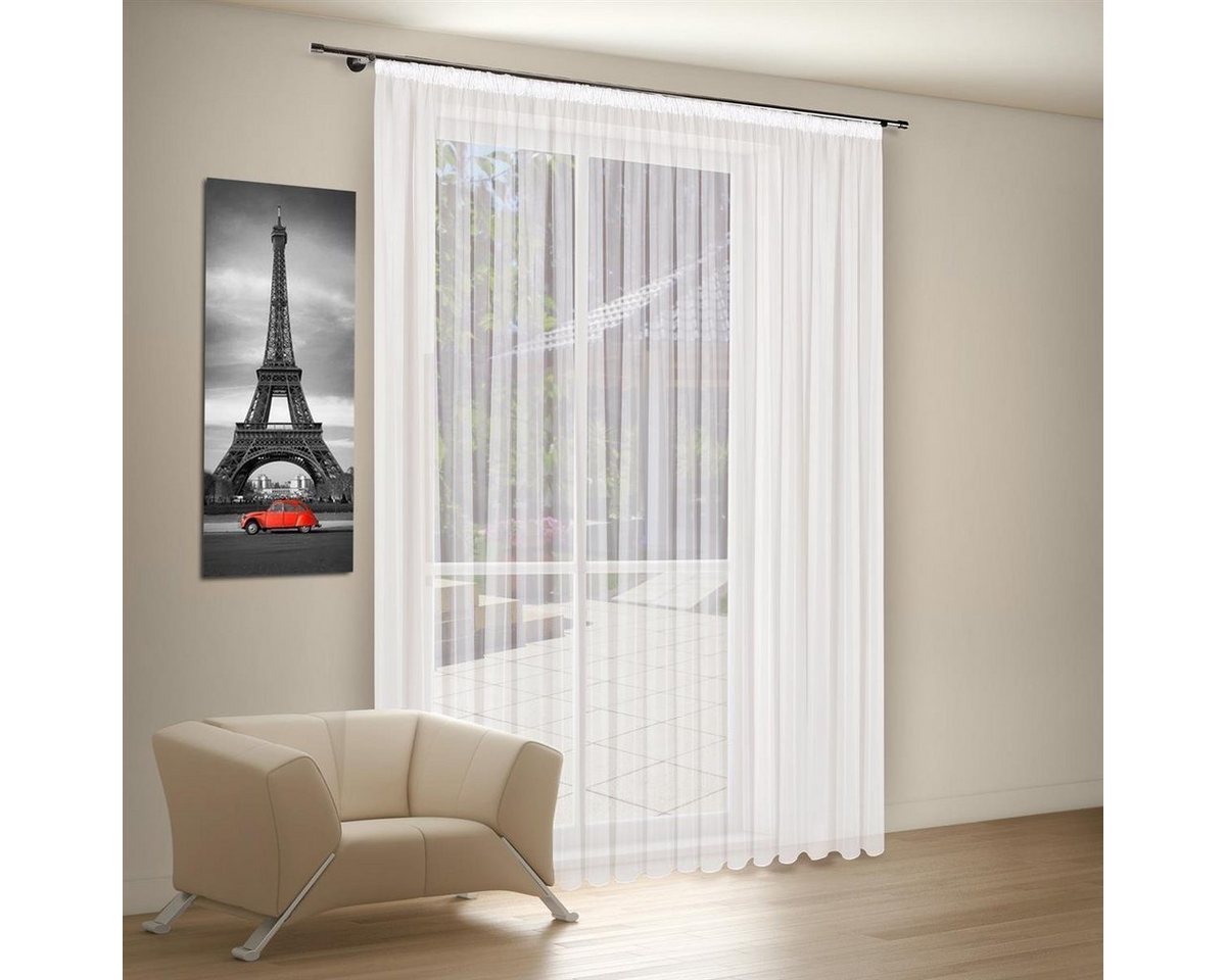 Gerster Gardine Gerster Langstore mit Käuselband B = 300 x H =245, transparent Gerster Gardine Gerster Langstore mit Käuselband B = 300 x H =245, transparent von Gerster