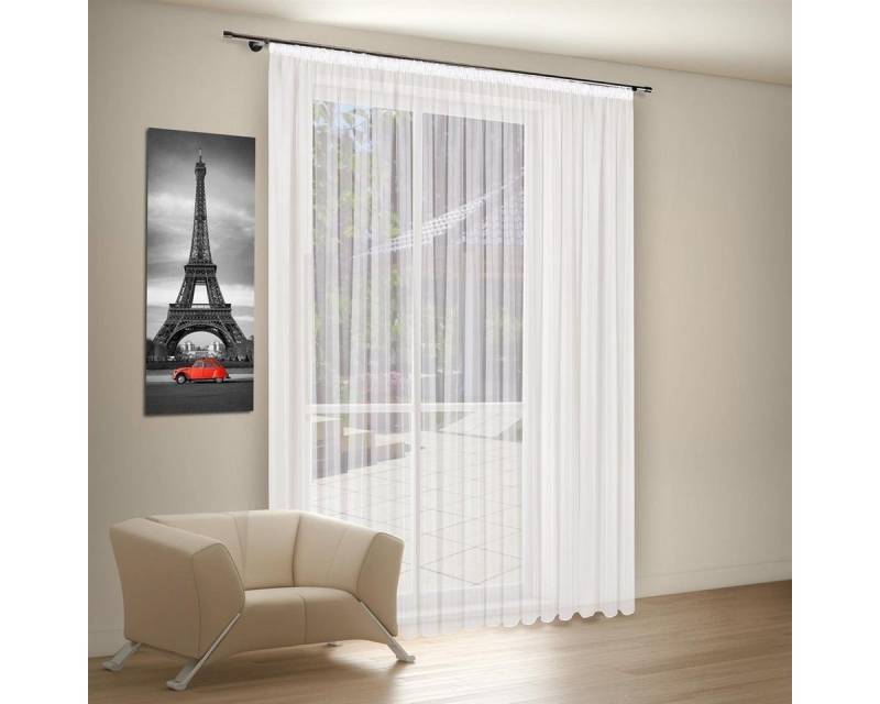 Gerster Gardine Gerster Langstore mit Käuselband B = 300 x H =245, transparent Gerster Gardine Gerster Langstore mit Käuselband B = 300 x H =245, transparent von Gerster