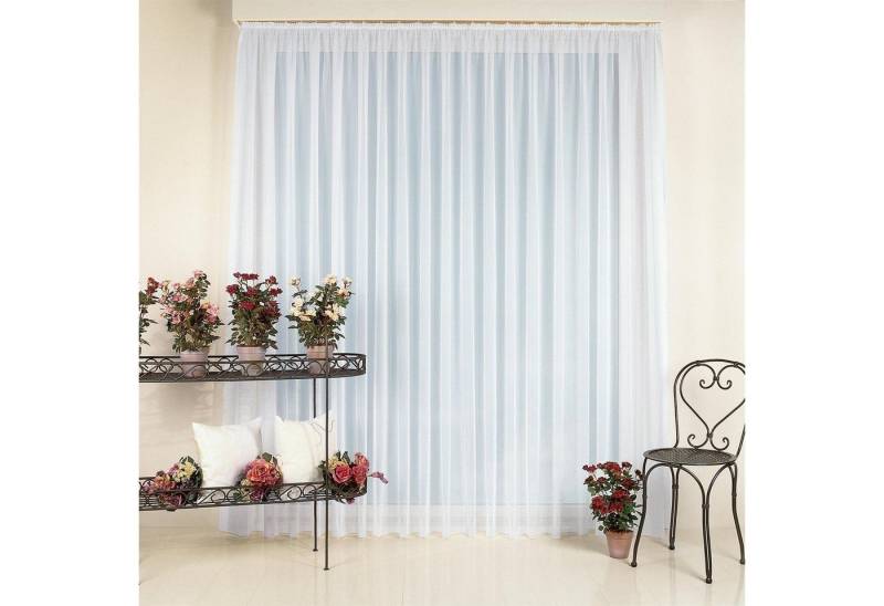 Gerster Gardine Gerster Langstore mit Käuselband B = 600 x H =175, transparent Gerster Gardine Gerster Langstore mit Käuselband B = 600 x H =175, transparent von Gerster