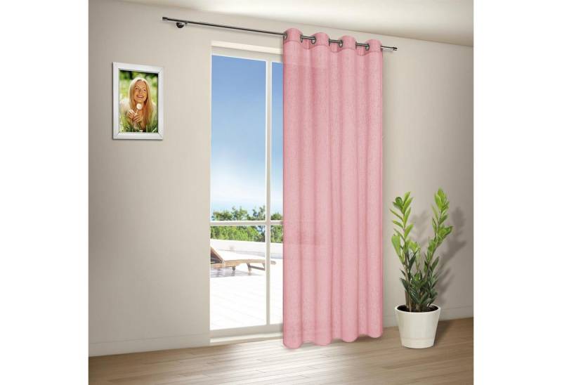 Gerster Gardine Gerster Ösenschal, uni B = 140 x H =235 cmTranspar, transparent Gerster Gardine Gerster Ösenschal, uni B = 140 x H =235 cmTranspar, transparent von Gerster