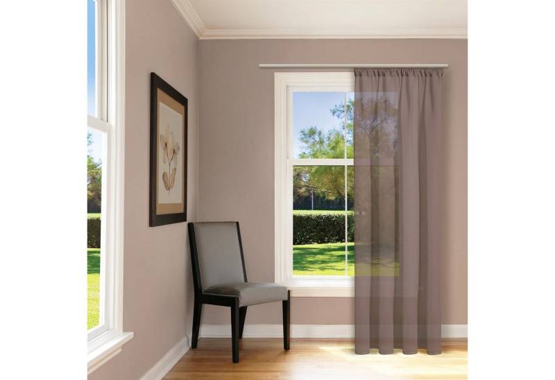 Gerster Gardine Gerster Schal mit Tunneldurchzug und Kräuselband, transparent Gerster Gardine Gerster Schal mit Tunneldurchzug und Kräuselband, transparent von Gerster