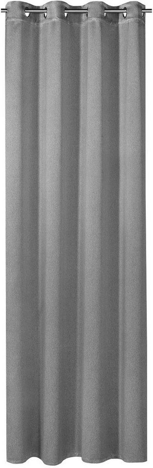 Gerster Gardine Baldo (1 St), Ösen, blickdicht, Wirkware, Ösenschal aus Dekostoff von Gerster