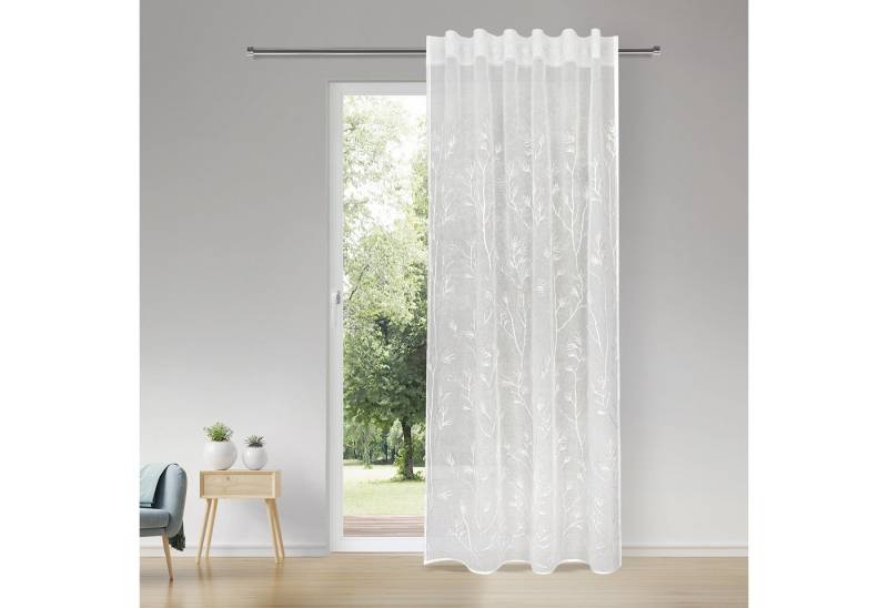 Gerster Gardine Eila (1 St), Schlaufen, transparent, SB-Gardine "Eila" von Gerster