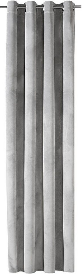 Gerster Gardine Fenja (1 St), Ösen, blickdicht, Wirkware, Ösenschal aus Samtstoff von Gerster