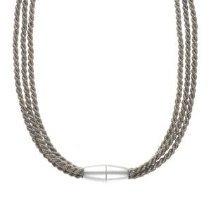 home24 Magnethalter Maureen 65cm Grau/Dunkelgrau Länge Kordel: 65 cm von home24