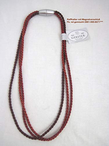 Gerster Raffhalter mit Magnetverschluss 64/32 cm rot gemischt Fb. 6071 von Gerster