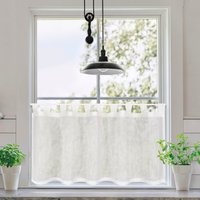 Gerster Scheibengardine "Carna" Schlaufen 1 Stk. tlg. Schlaufenbistro-Gardine "Carna" von Gerster