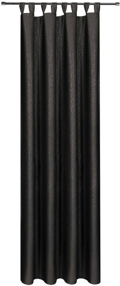 Gerster Vorhang Kira, Schlaufen (1 St), abdunkelnd, Wirkware, HxB: 245x140, Deko Schlaufenschal mit Prägedruck von Gerster