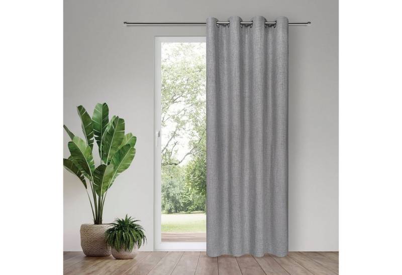 Gerster Vorhang Ranka (1 St), Ösen, verdunkelnd, Wirkware, Verdunkelnder Ösenschal "Ranka" von Gerster