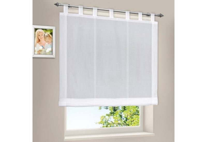 Gerster Raffrollo Gerster Schlaufen-Raffrollo mit Technik, Effekt-We Gerster Raffrollo Gerster Schlaufen-Raffrollo mit Technik, Effekt-We von Gerster