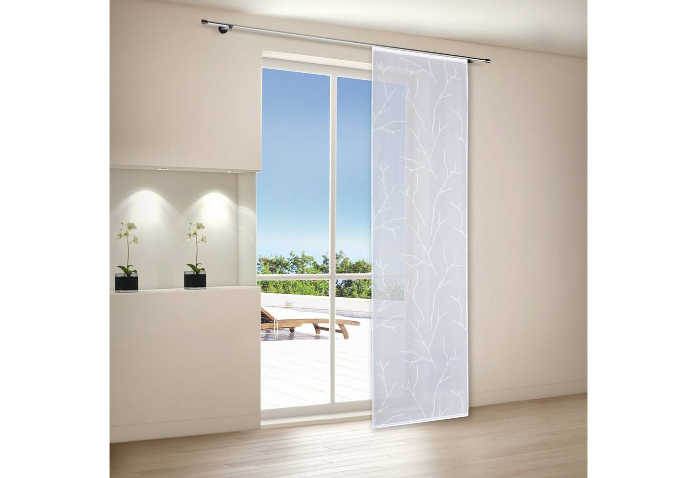 Gerster Schiebegardine Gerster Flächenvorhang bedruckt B = 60 x H =245, transparent Gerster Schiebegardine Gerster Flächenvorhang bedruckt B = 60 x H =245, transparent von Gerster