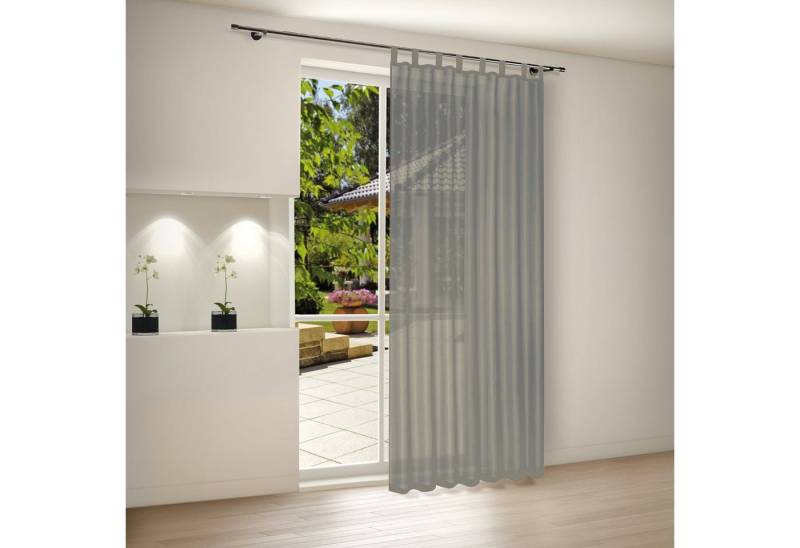 Gerster Vorhang Gardine LILIA Vorhang mit Schlaufen Transparent 140/225 cm (1 St), Schlaufen, transparent von Gerster