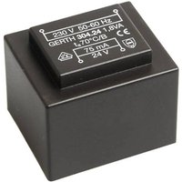 Gerth PT304802 Printtransformator 1 x 230V 2 x 24 V/AC 1.80 VA 37mA von Gerth