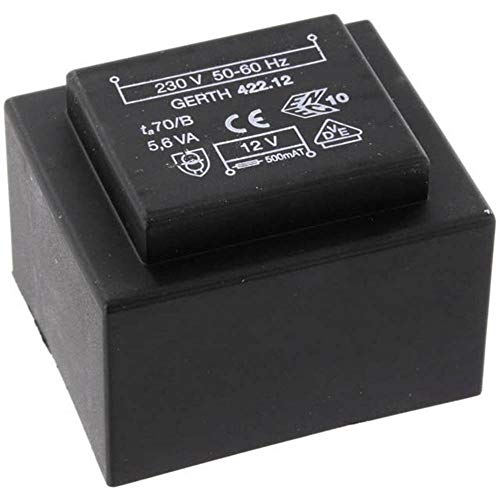 Gerth PTB421802 Printtransformator 1 x 230 V 2 x 9 V/AC 5.60 VA 311 mA von Gerth