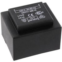 Gerth PTB422402 Printtransformator 1 x 230V 2 x 12 V/AC 5.60 VA 233mA von Gerth