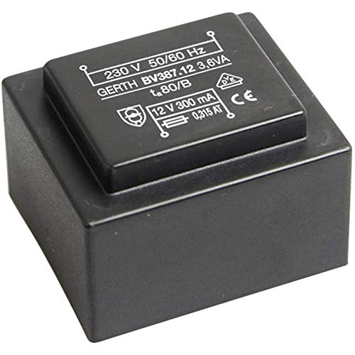 Gerth PTG381501 Printtransformator 1 x 230 V 1 x 15 V/AC 3.60 VA 240 mA von Gerth