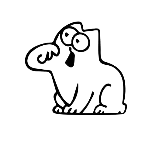 Gesar Autoaufkleber - Sticker - geeignet für Auto und Motorrad - Aufkleber Katze - Tankdeckel - Größe 10 x 10 cm - Aufkleber - Vinyl - Laptop Gesar Autoaufkleber - Sticker - geeignet für Auto und Motorrad - Aufkleber Katze - Tankdeckel - Größe 10 x 10 cm - Aufkleber - Vinyl - Laptop von Gesar art in progress