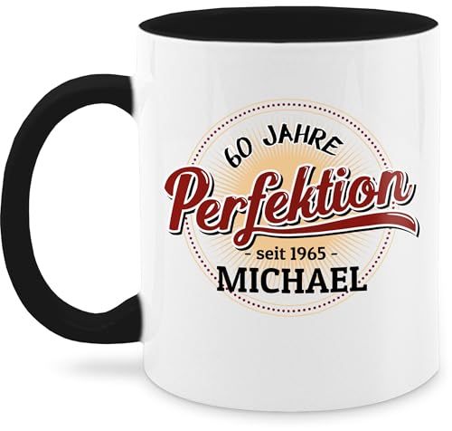 Tasse Tassen 325ml - 60. Geburtstag - 60 Jahre Perfektion - seit 1965-325 ml - Schwarz - geschenke mann 60.geburtstag zum sechzigern haferl spruch personalisierte 60ster sechzig kaffeetassen Tasse Tassen 325ml - 60. Geburtstag - 60 Jahre Perfektion - seit 1965-325 ml - Schwarz - geschenke mann 60.geburtstag zum sechzigern haferl spruch personalisierte 60ster sechzig kaffeetassen von Geschenk mit Namen personalisiert by Shirtracer