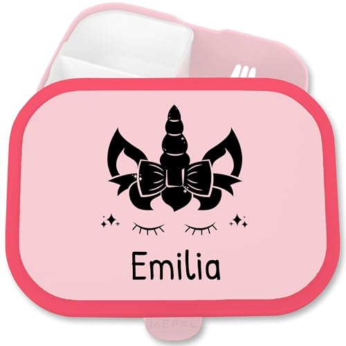 Brotdose Kinder Campus für Mepal - Einhörner - Brotbox Einhorn Gesicht Lunchbox Unicorn I - 750 ml - Rosa - einschulung geschenke mädchen kinderbrotdosen kindergarten einhörnern brotzeitbox Brotdose Kinder Campus für Mepal - Einhörner - Brotbox Einhorn Gesicht Lunchbox Unicorn I - 750 ml - Rosa - einschulung geschenke mädchen kinderbrotdosen kindergarten einhörnern brotzeitbox von Geschenk mit Namen personalisiert by Shirtracer