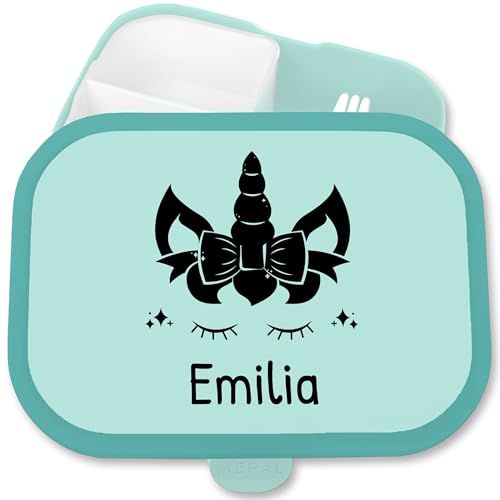 Brotdose Kinder Campus für Mepal - Einhörner - Brotbox Einhorn Gesicht Lunchbox Unicorn I - 750 ml - Türkis - einschulung geschenke mädchen kinderbrotdosen kindergarten einhörnern brotzeitbox Brotdose Kinder Campus für Mepal - Einhörner - Brotbox Einhorn Gesicht Lunchbox Unicorn I - 750 ml - Türkis - einschulung geschenke mädchen kinderbrotdosen kindergarten einhörnern brotzeitbox von Geschenk mit Namen personalisiert by Shirtracer