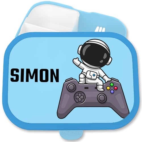 Brotdose Kinder Campus für Mepal - Gaming - Astro Controller Gamepad Zocken Gamer - 750 ml - Blau - nerd geschenke game fächern personalisierte brotbox zocker nerds computerfreaks computer Brotdose Kinder Campus für Mepal - Gaming - Astro Controller Gamepad Zocken Gamer - 750 ml - Blau - nerd geschenke game fächern personalisierte brotbox zocker nerds computerfreaks computer von Geschenk mit Namen personalisiert by Shirtracer