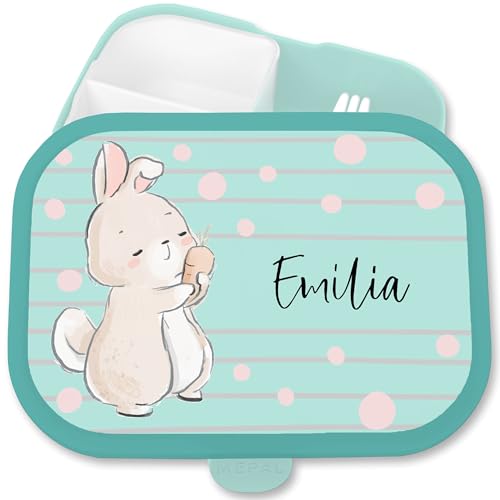 Brotdose Kinder Campus für Mepal - Hasen - Brotbox Hase Lunchbox Rabbit I Bunny - 750 ml - Türkis - kita brotdosen kindergarten hasenmotiv name lunch box mädchen personalisierte tiere brotzeitbox Brotdose Kinder Campus für Mepal - Hasen - Brotbox Hase Lunchbox Rabbit I Bunny - 750 ml - Türkis - kita brotdosen kindergarten hasenmotiv name lunch box mädchen personalisierte tiere brotzeitbox von Geschenk mit Namen personalisiert by Shirtracer