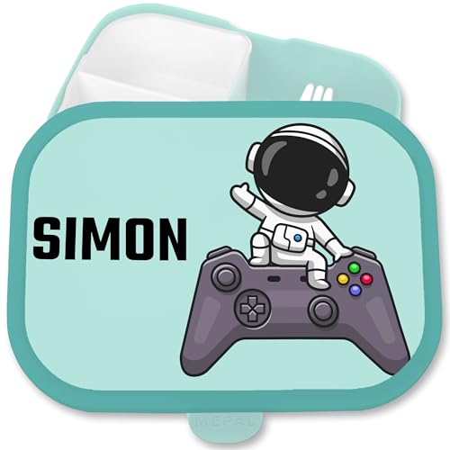 Brotdose Kinder Campus für Mepal - Gaming - Astro Controller Gamepad Zocken Gamer - 750 ml - Türkis - nerd geschenke game fächern personalisierte brotbox zocker nerds computerfreaks computer Brotdose Kinder Campus für Mepal - Gaming - Astro Controller Gamepad Zocken Gamer - 750 ml - Türkis - nerd geschenke game fächern personalisierte brotbox zocker nerds computerfreaks computer von Geschenk mit Namen personalisiert by Shirtracer