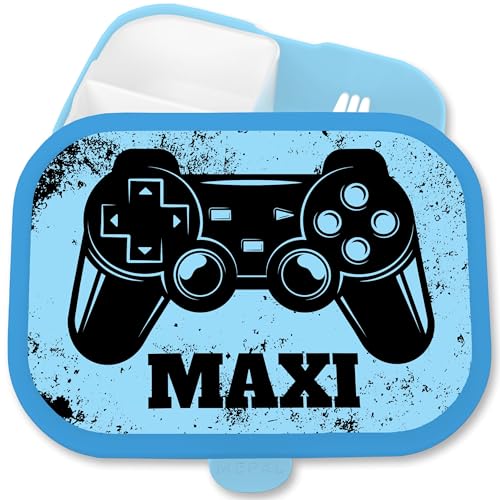 Brotdose Kinder Campus für Mepal - Gaming - Brotbox Controller Jausenbox Gamepad Vesperdose Zocken Geschenk Gamer I - 750 ml - Blau - nerd geschenke personalisierte game nerds lunchbox computer Brotdose Kinder Campus für Mepal - Gaming - Brotbox Controller Jausenbox Gamepad Vesperdose Zocken Geschenk Gamer I - 750 ml - Blau - nerd geschenke personalisierte game nerds lunchbox computer von Geschenk mit Namen personalisiert by Shirtracer